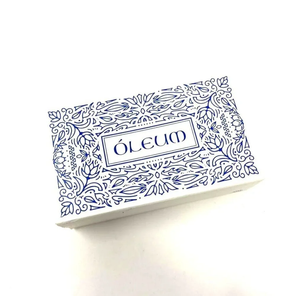 Oleum Bar Soap and Bandana Scarf Blue White Gift Set